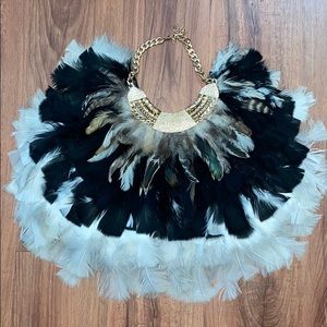 Feather necklace